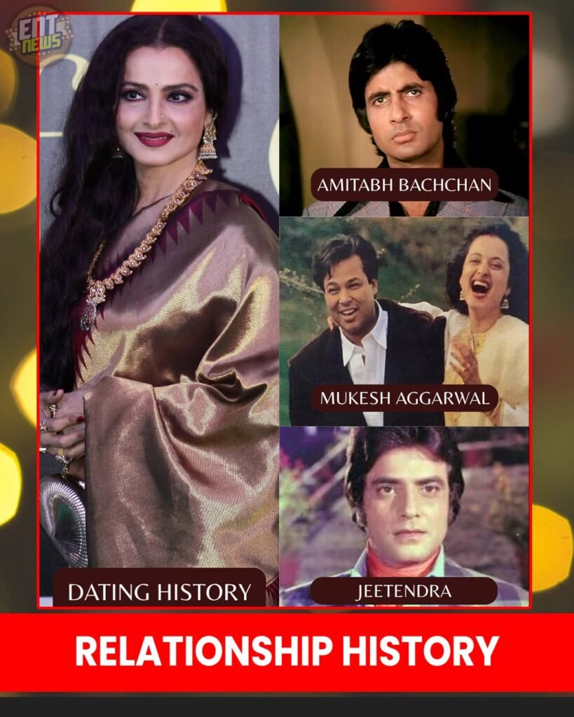 **REKHA: The Queen of Mystique & Bollywood’s Most Whispered Love Story** 
*Her eyes told stories. Her silence