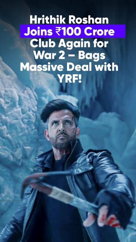 100 CRORE CLUB KA BOSS! 
Superstar Hrithik Roshan is BACK as Major Kabir in the highly-anticipated War 2, and