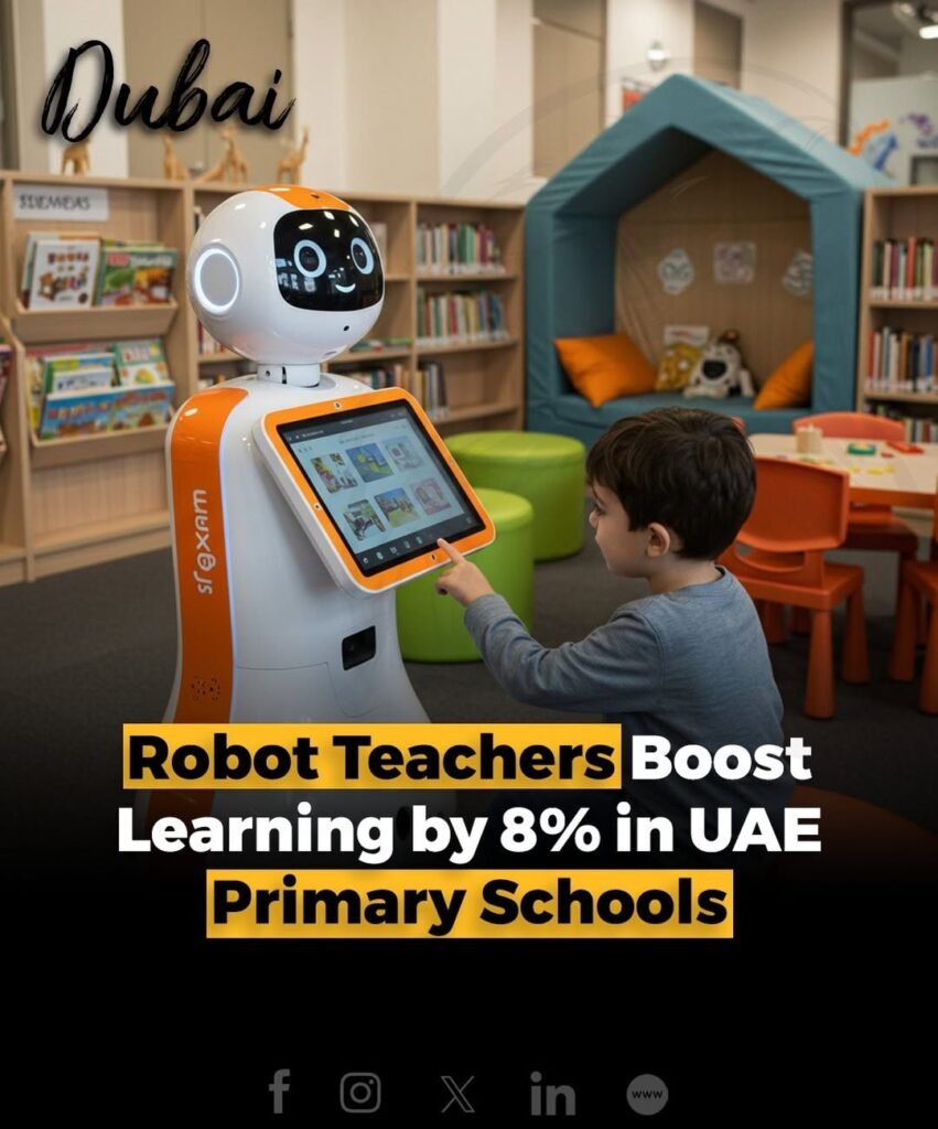 A study by Rochester Institute of Technology (RIT) Dubai found that AI-powered robot teachers can boost primar