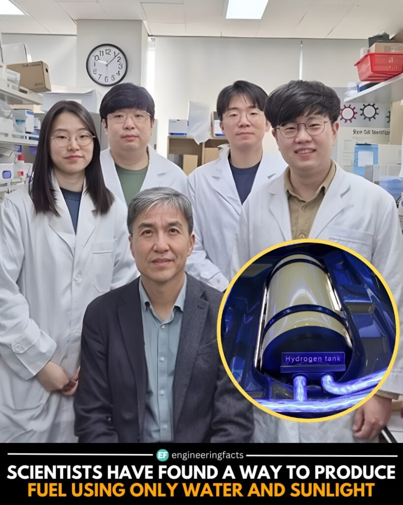 A team of scientists has developed a groundbreaking method to create clean hydrogen fuel using nothing but wat