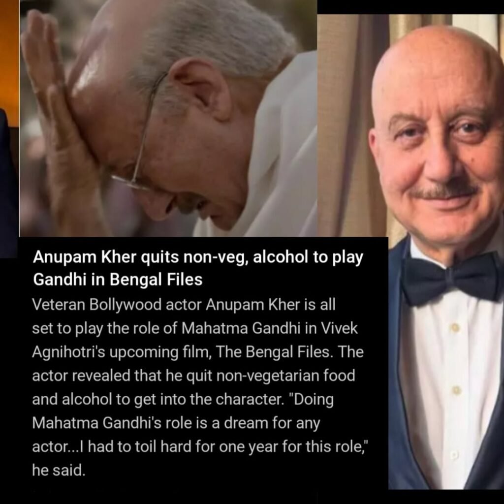 Anupam Kher is going FULL METHOD for his next BIG role!  The veteran actor has given up non-veg & alcohol to s