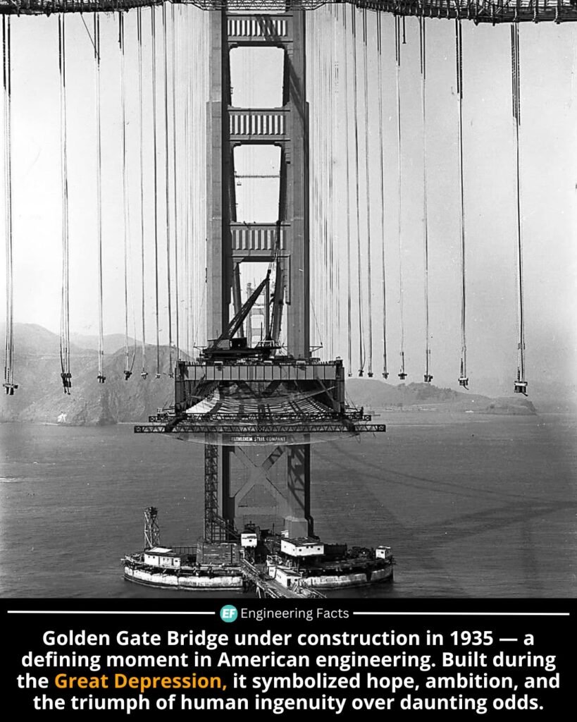 At the time of its construction, the Golden Gate Bridge was the longest and tallest suspension bridge in the w