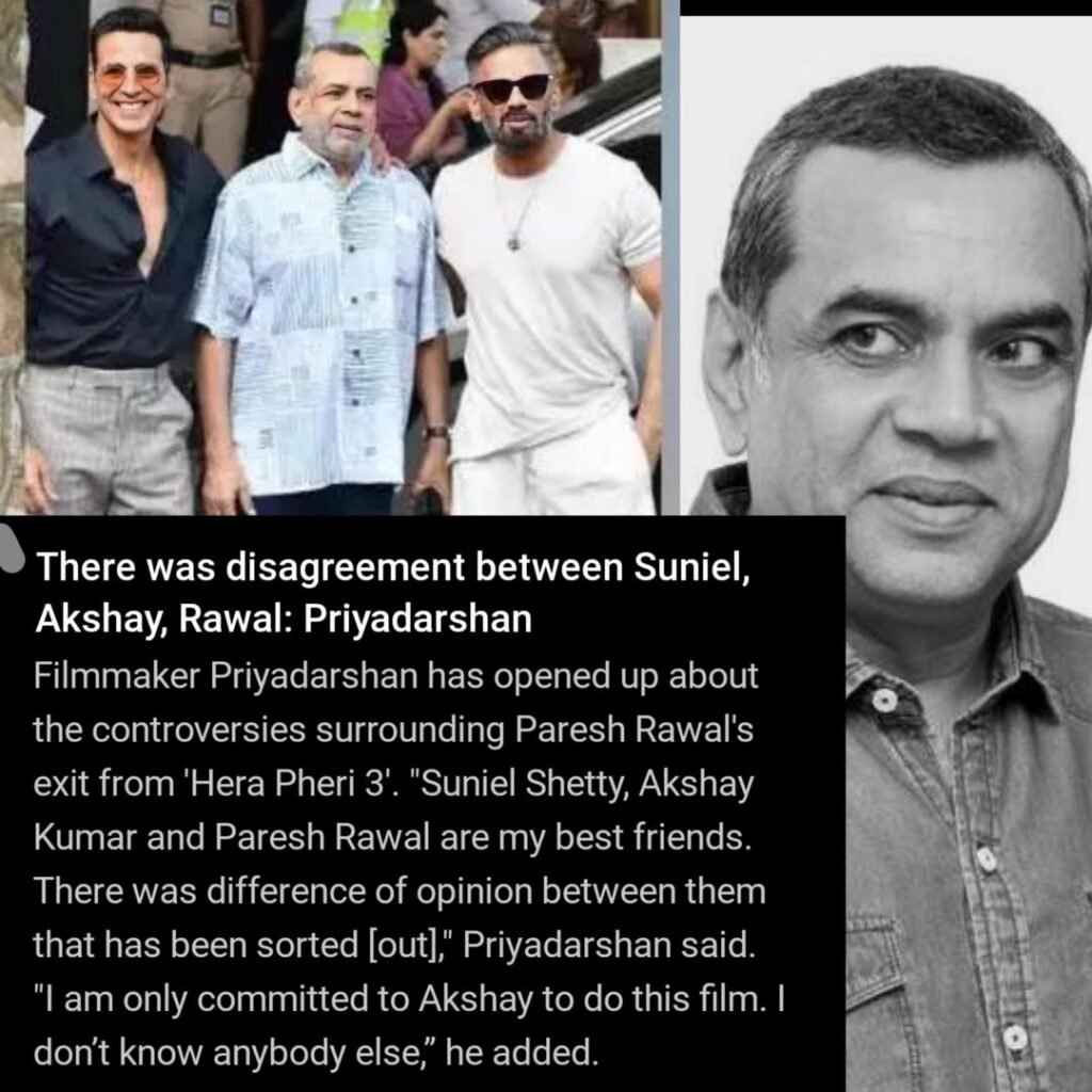 BIG REVEAL from Hera Pheri Camp! 

Director Priyadarshan finally breaks silence on the real reason behind Par