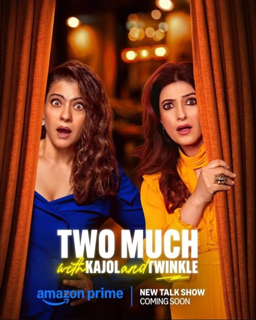 BREAKING: Two Queens, One Stage! 
Get ready for DOUBLE the sass, wit & drama! 

Kajol & Twinkle Khanna are te