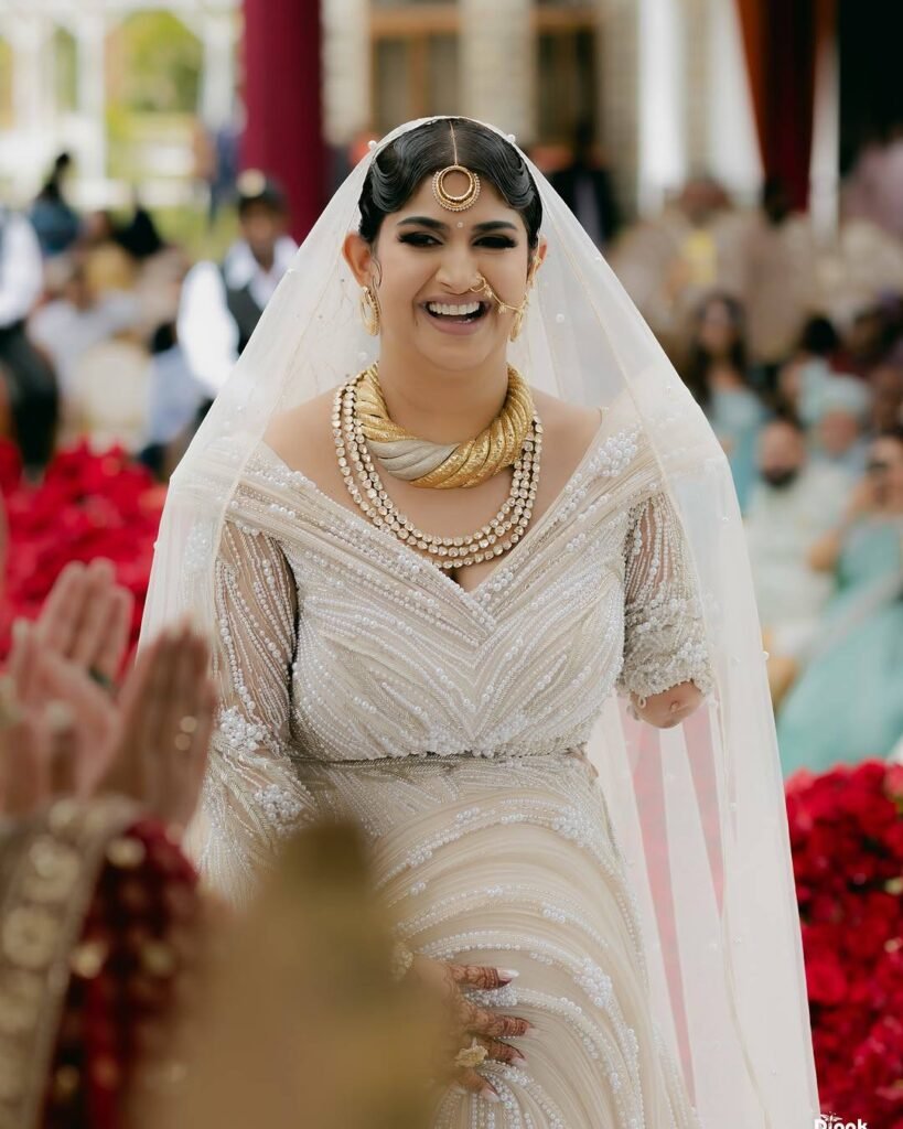 BRIDE WHO BROKE BARRIERS 
Devki Dave was born with one hand, but walked down the aisle with a heart full of st