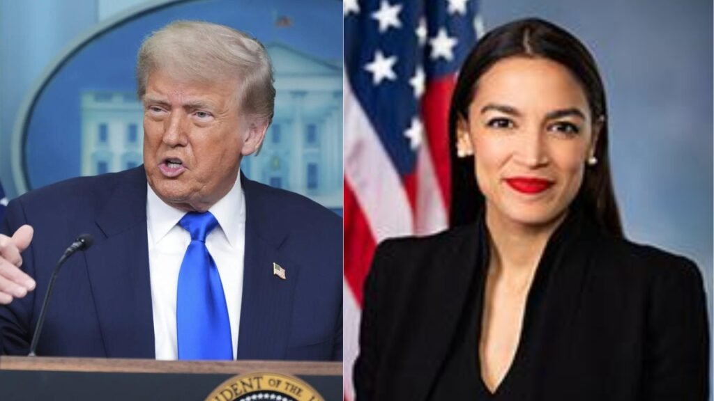 Breaking News! 
 Congresswoman AOC calls Donald Trump 'rapist'; faces MAGA heat on social media
 Alexandria Oc