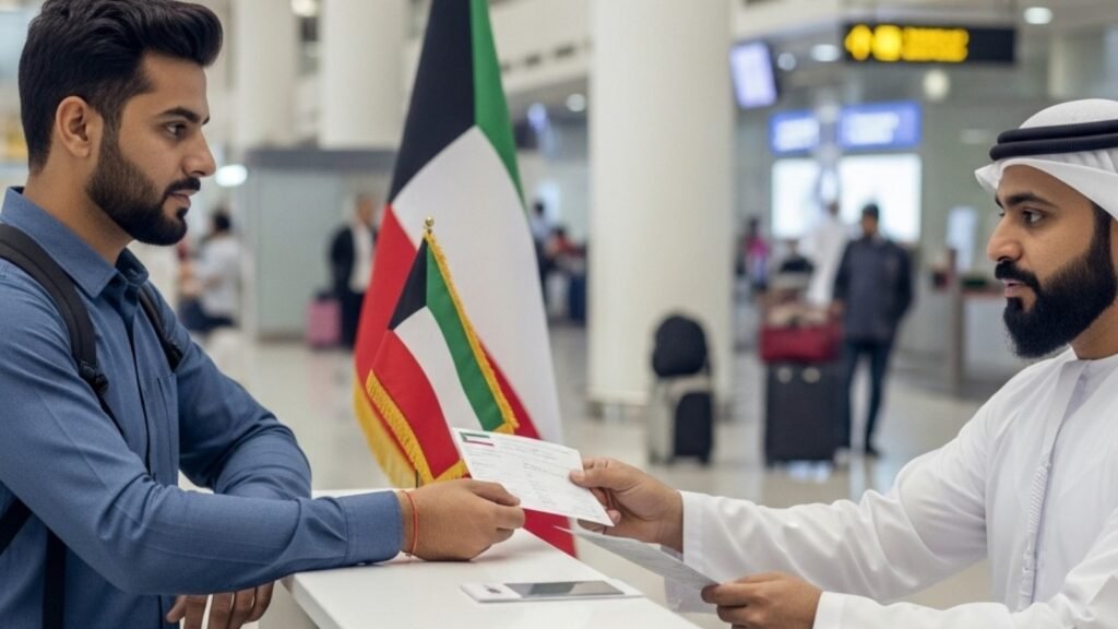 Breaking News! 
 Kuwait’s new expat travel rule: Over 35,000 exit permits issued within days
 Kuwait has issue