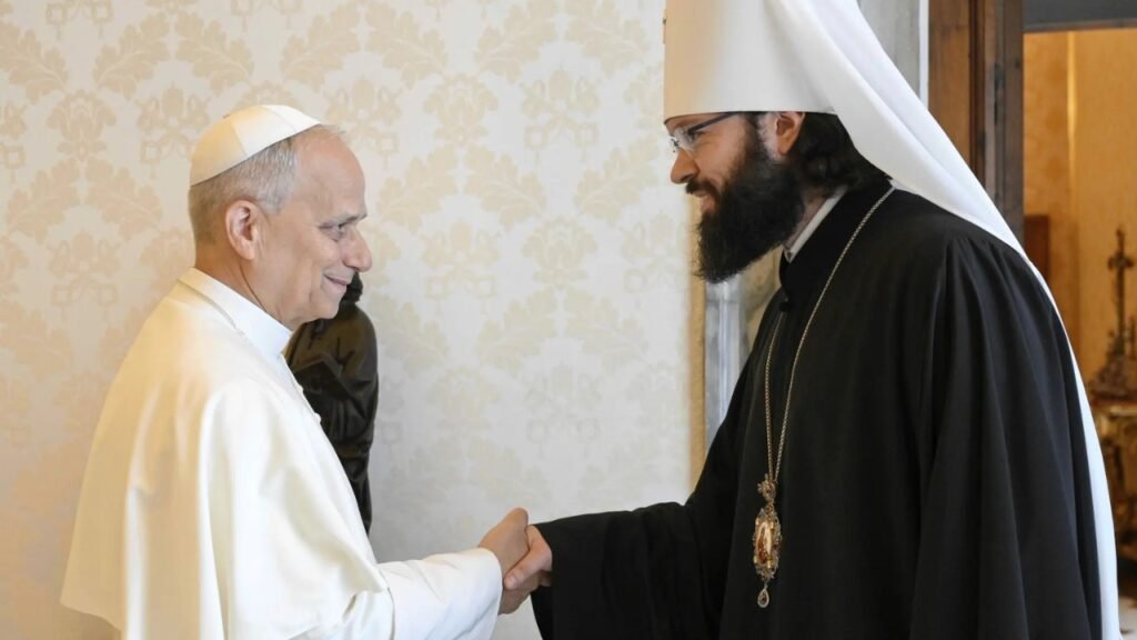 Breaking News! 
 Pope receives high-ranking Russian Orthodox cleric
 Pope Leo XIV held a first meeting on Satu