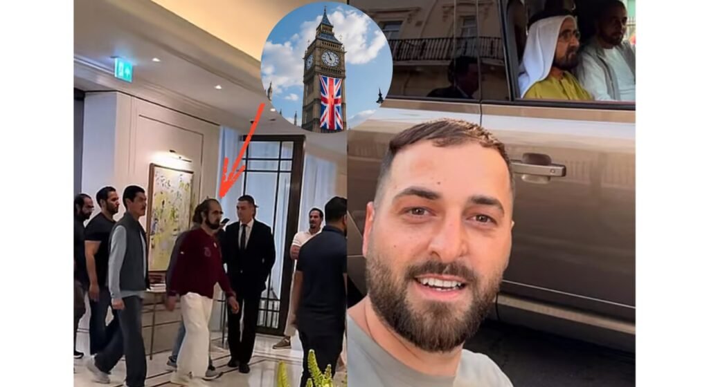 Breaking News! 
 Sheikh Mohammed, ruler of Dubai, spotted in London: Casual stroll and viral traffic light mom