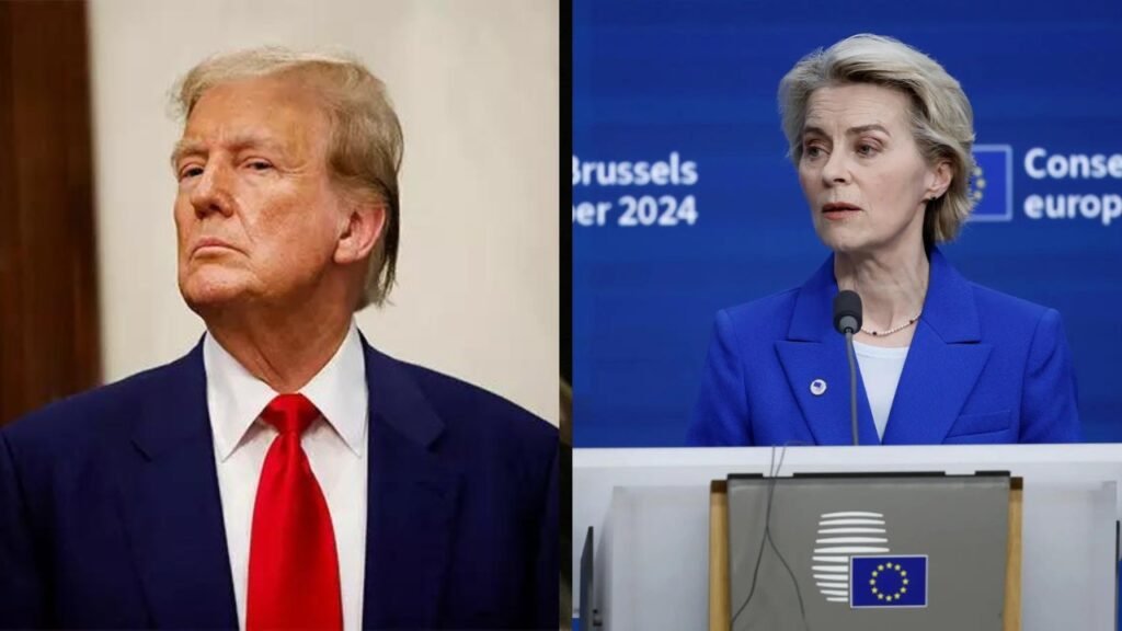 Breaking News! 
 Trump’s 50% tariff threat looms: EU considers temporary trade deal with US; Von der Leyen pus