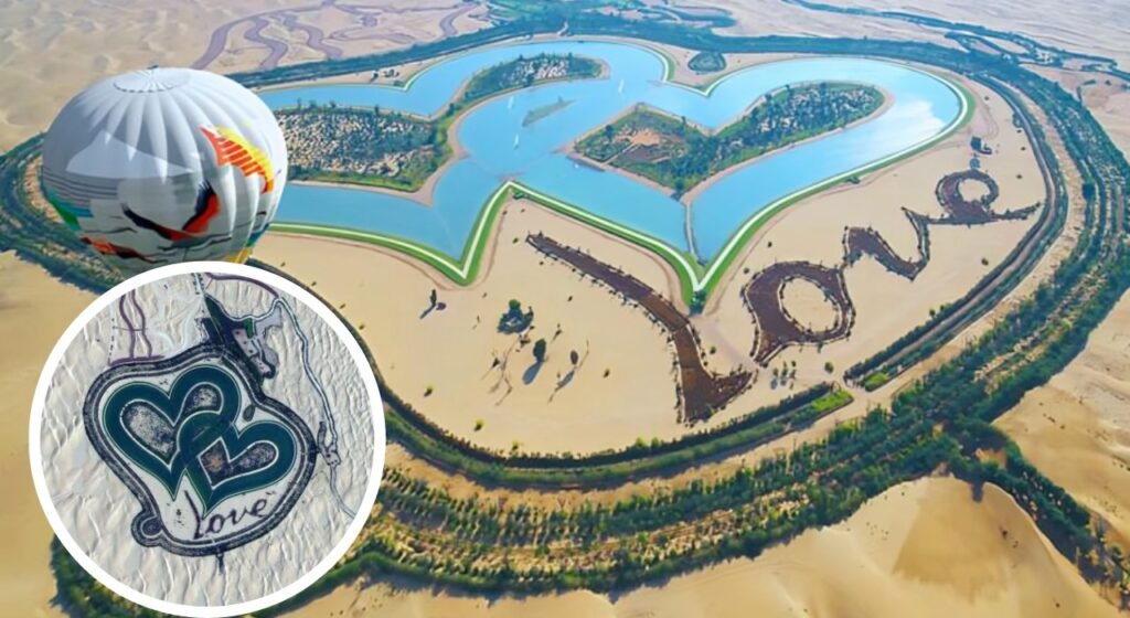 Breaking News! 
 UAE: Once a secret, this Dubai lake was revealed by the Crown Prince and is now visible from