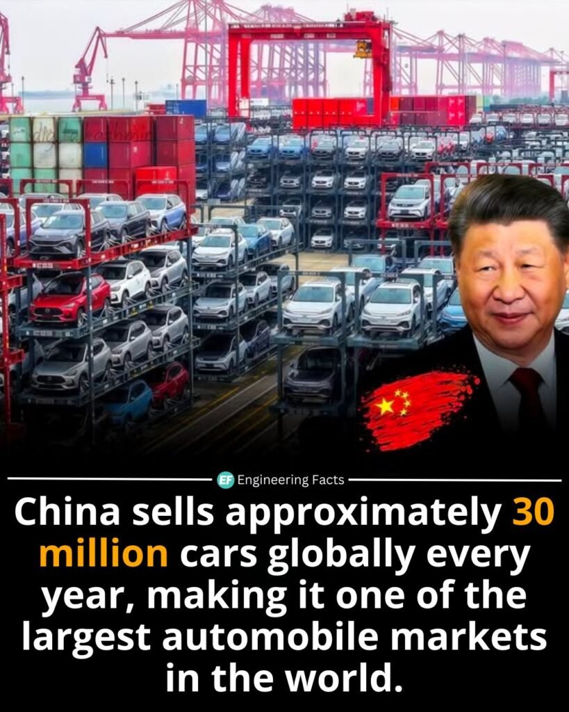 China’s automotive industry is not only the largest in the world by production but also by exports, with over