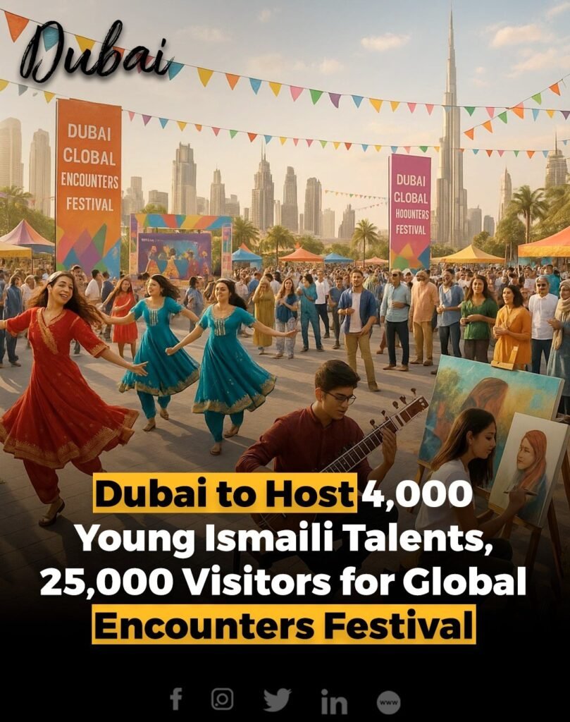 Dubai is all set to welcome over 4,000 young Ismaili Muslim artists and athletes from 50+ countries for the Gl