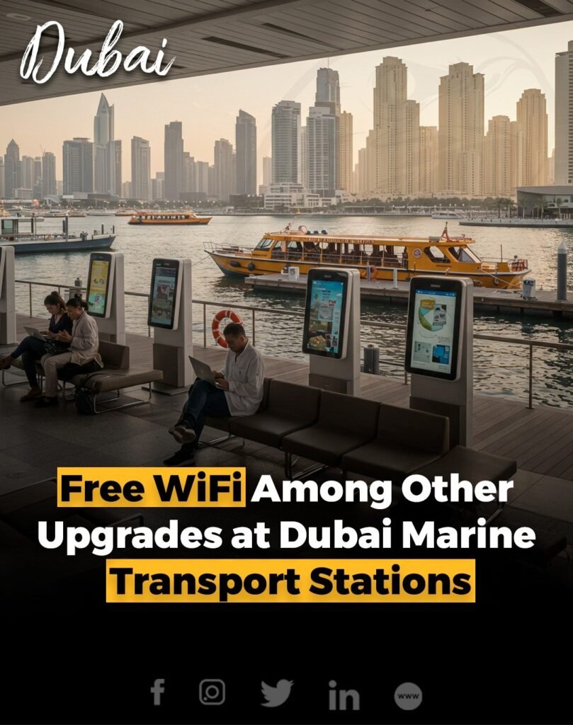 Dubai’s Roads and Transport Authority has announced the upgrade of five waiting areas at marine transport stat