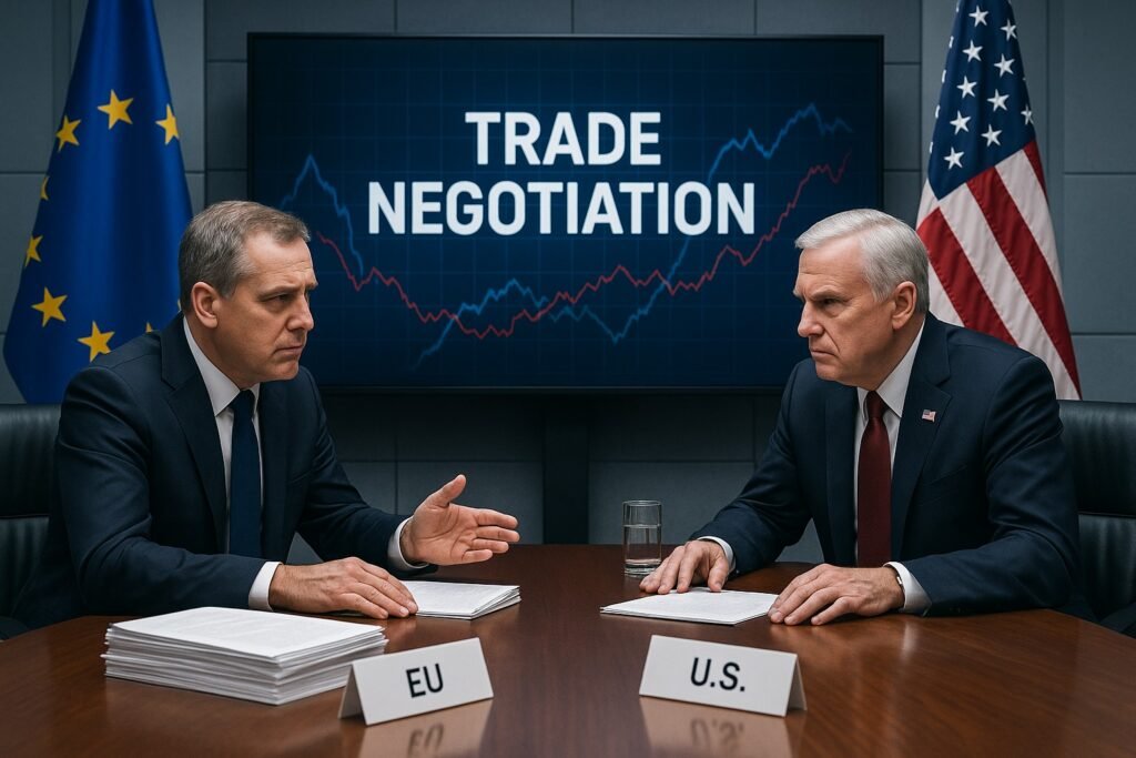 EU Pushes for U.S. Tariff Exemptions Ahead of Trade Deadline
Brussels, Belgium

The European Union has formal