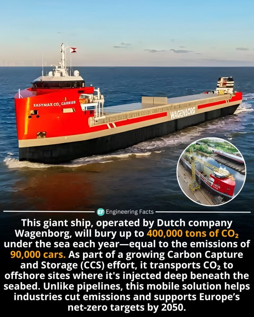 Europe has launched its first dedicated offshore CO₂ carrier as part of Project Greensand, a bold initiative t