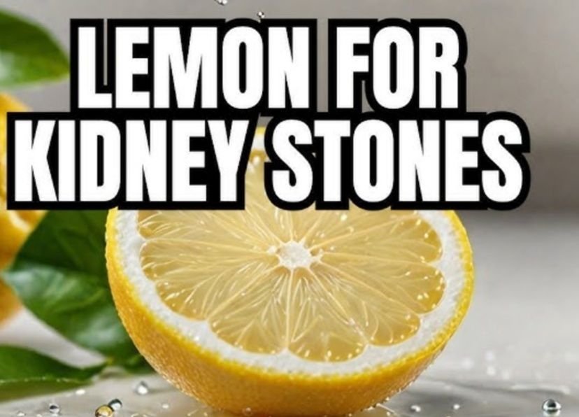 FIGHT KIDNEY STONES AT HOME WITH LEMON AND CITRUS BOOST 

 How to prepare and use;
Squeeze 1/2 a Lemon into a