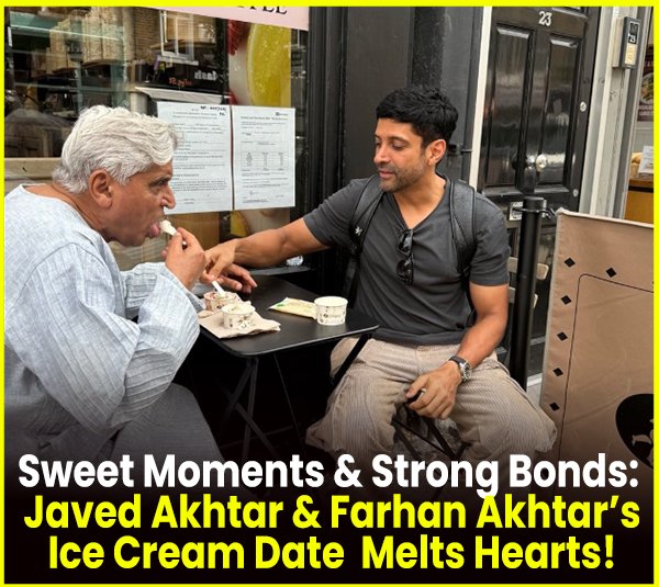 **Father-Son Goals, Bollywood Style!** 

Spotted: *Javed Akhtar* & *Farhan Akhtar* in a rare, heartwarming mo