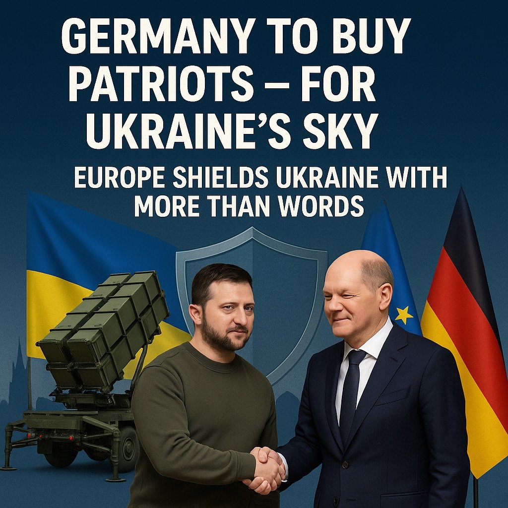 Germany in Talks to Buy Additional Patriot Systems for Ukraine — Strategic Air Defense Under Europe’s Initiat