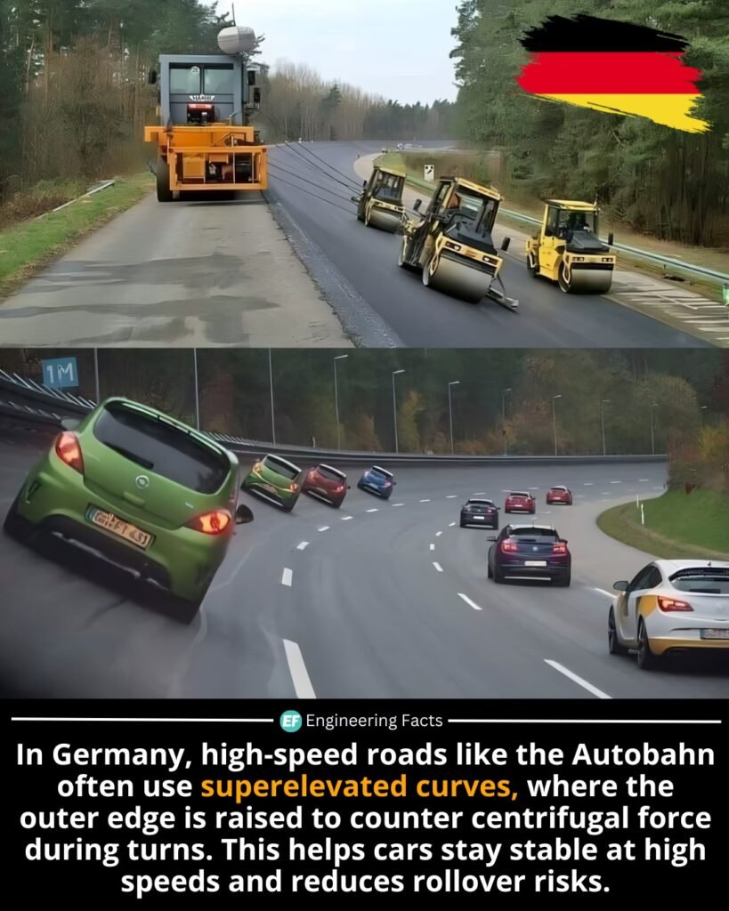 Germany’s engineering precision extends even to its road curves—especially on the iconic Autobahn. By raising