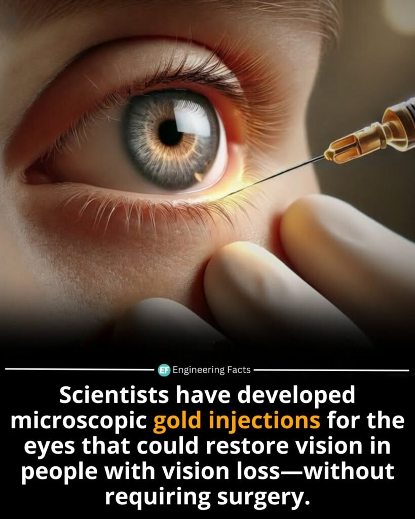 Imagine regaining your sight—not through surgery, but with microscopic gold particles. Scientists at Brown Uni