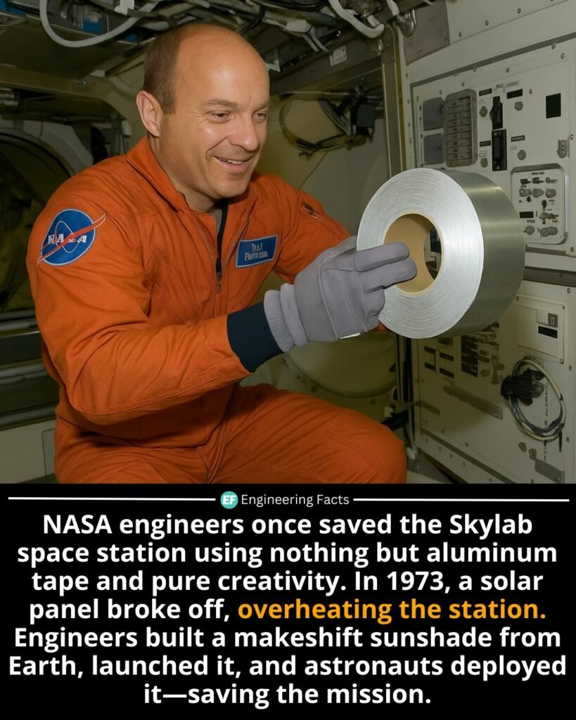In 1973, NASA's Skylab—America's first space station—faced a critical threat just moments after launch. A mete