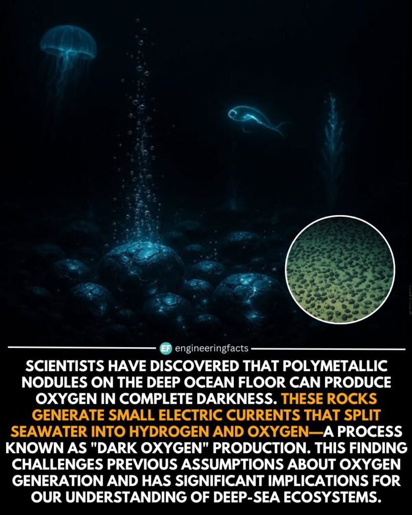 In a breakthrough discovery, scientists have found that polymetallic nodules resting on the deep seafloor can