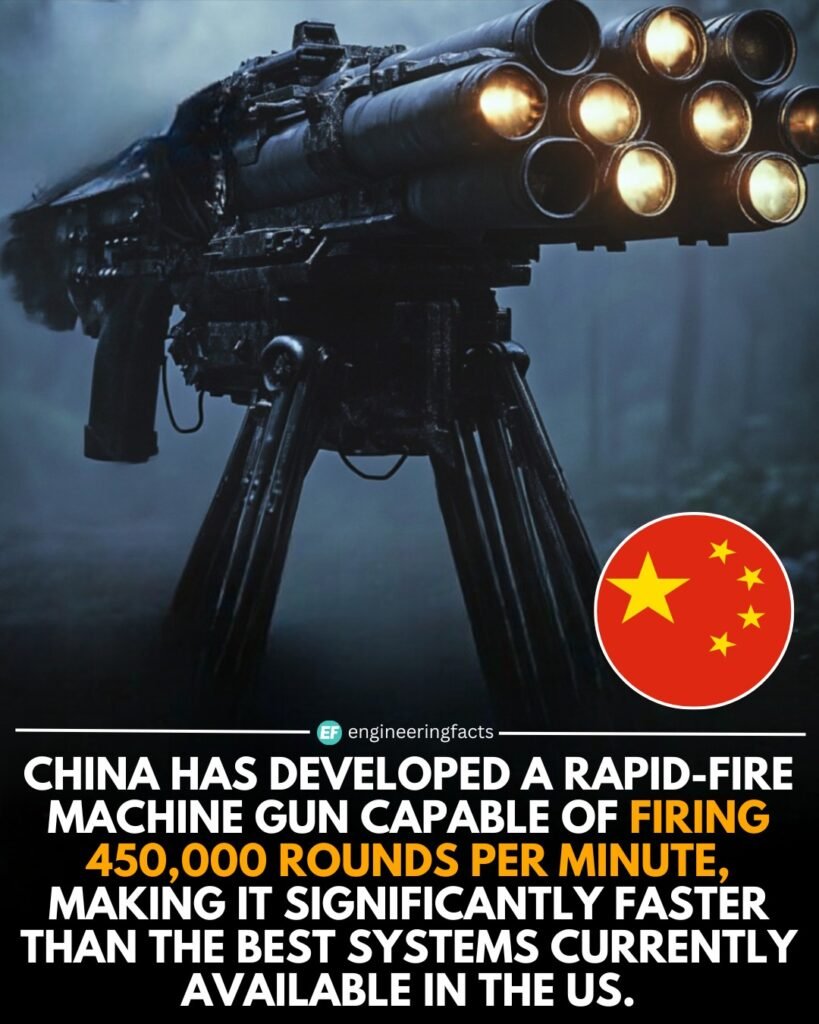 In a stunning leap in weapons engineering, China has reportedly developed a rapid-fire machine gun capable of