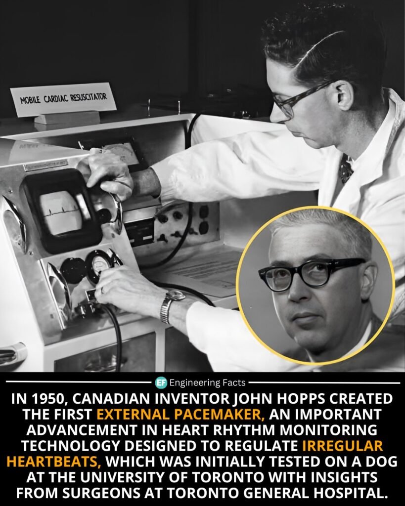 John Hopps, often called the “father of biomedical engineering in Canada,” didn’t just build a life-saving dev