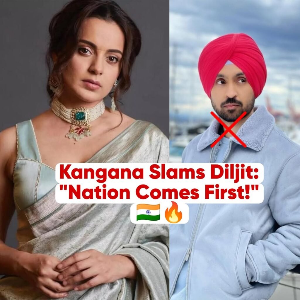 KANGANA BLASTS DILJIT OVER 'SARDAAR JI 3' 

Bollywood's Queen Kangana Ranaut is once again making headlines —