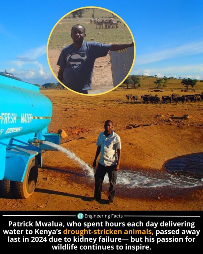 Known to many as “The Waterman of Tsavo,” Patrick Mwalua dedicated the last years of his life to saving wildli