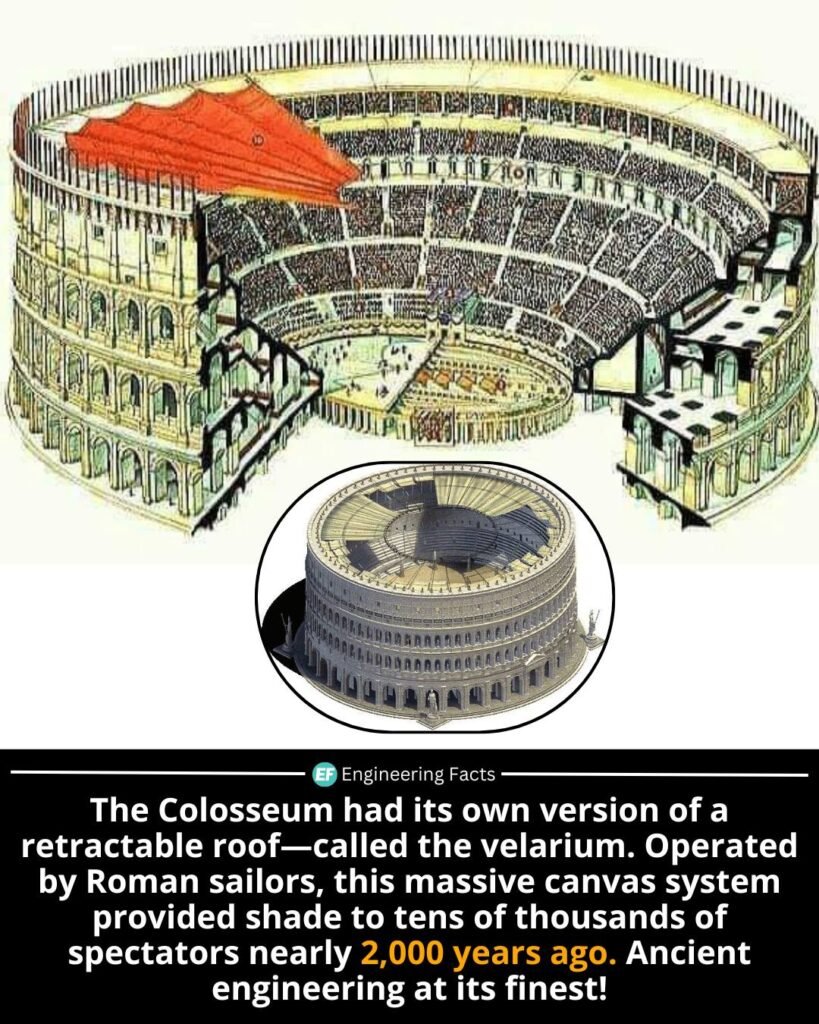 Long before modern stadiums boasted retractable roofs, the Romans had already engineered their own brilliant s