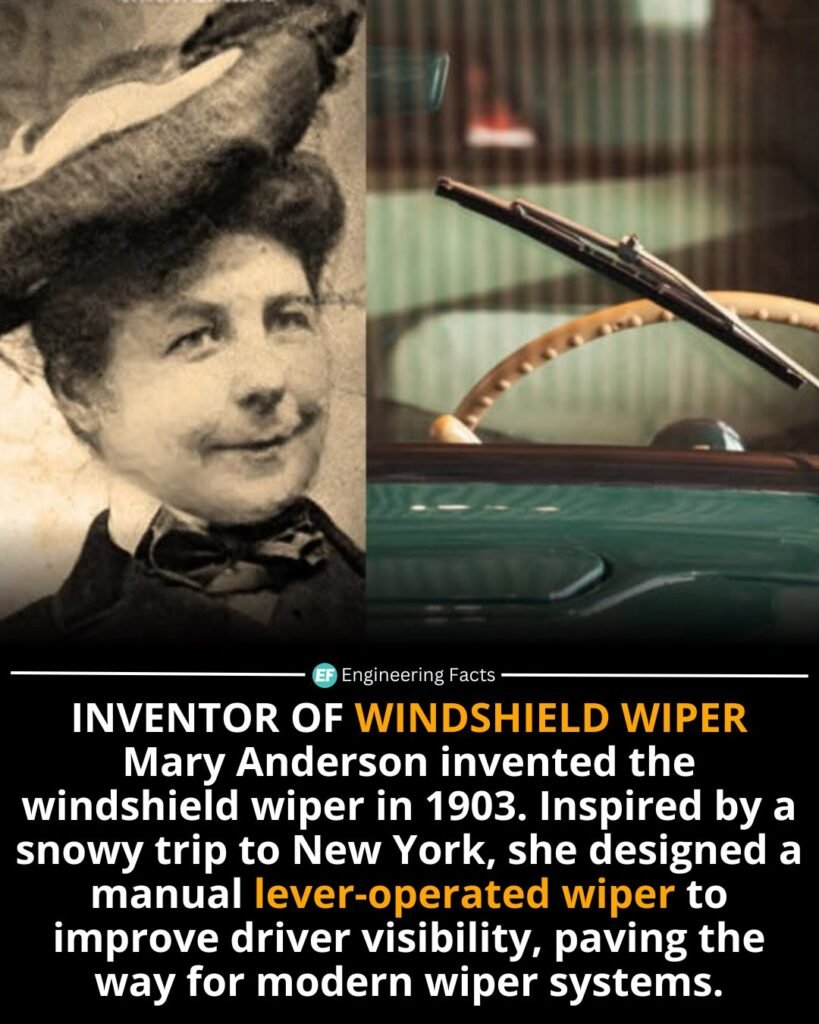 Long before windshield wipers became standard in automobiles, visibility during rain or snow posed a serious s