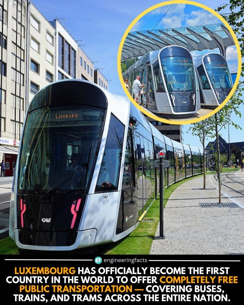 Luxembourg has taken a bold step toward redefining modern transportation by removing fares from its entire pub