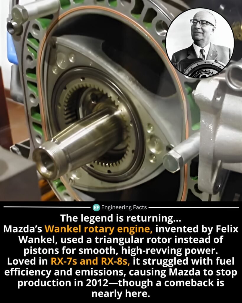 Mazda's rotary engine was once seen as a quirky alternative to traditional piston engines—compact, smooth, and