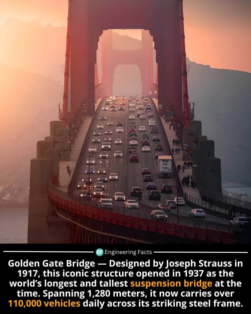 More than just a bridge, the Golden Gate is a symbol of American engineering ambition. When it opened in 1937,