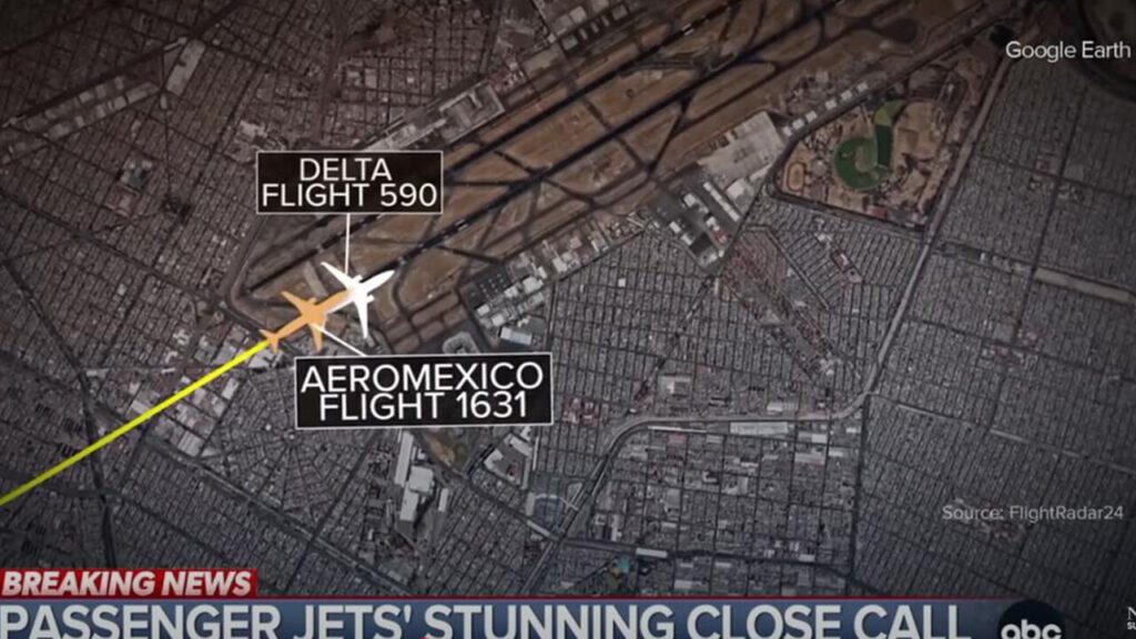 Near-Collision at Mexico City Airport as Two Passenger Jets Miss by 60 Meters
 July 22, 2025
 Mexico City, Me