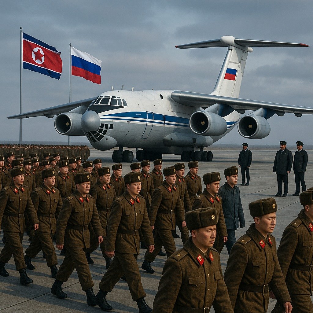 North Korea May Send 30,000 Troops to Russia, Ukraine Intelligence Warns
Kyiv, Ukraine

Ukrainian intelligenc