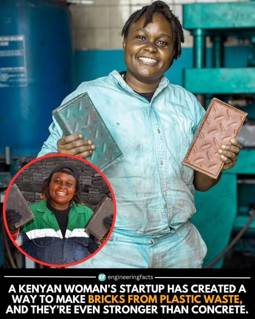 Nzambi Matee, a young materials engineer from Kenya, is tackling two massive problems at once: plastic polluti
