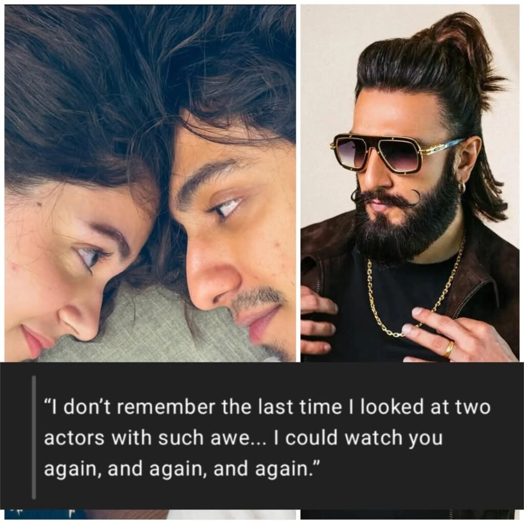 RANVEER SINGH JOINS THE SAIYAARA STAN CLUB! 
After Alia Bhatt’s heartfelt “two stars are born” moment, it’s n