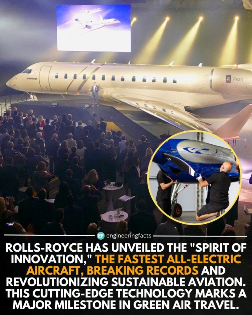 Rolls-Royce has taken a bold leap into the future with its Spirit of Innovation—an all-electric aircraft that