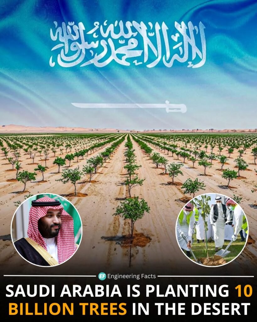 Saudi Arabia’s reforestation push is one of the most ambitious climate efforts on Earth.
As part of the Saudi
