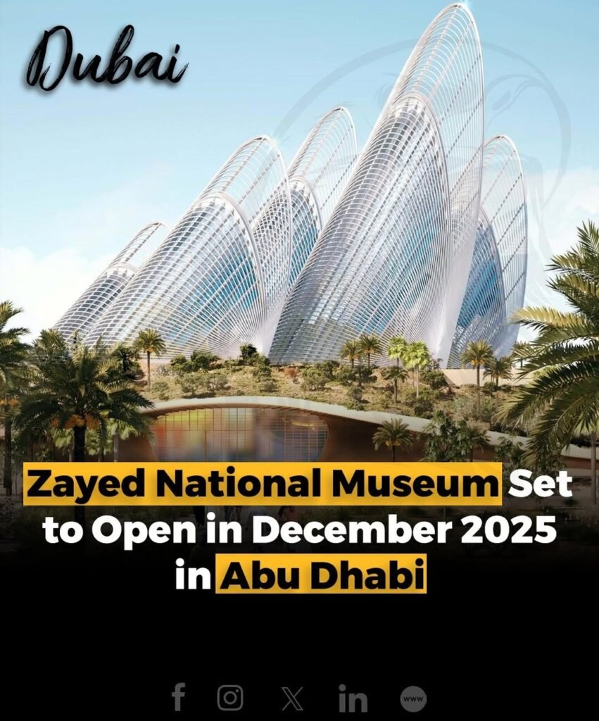 Set to open in December this year, the Zayed National Museum in Abu Dhabi is being built to honour the legacy