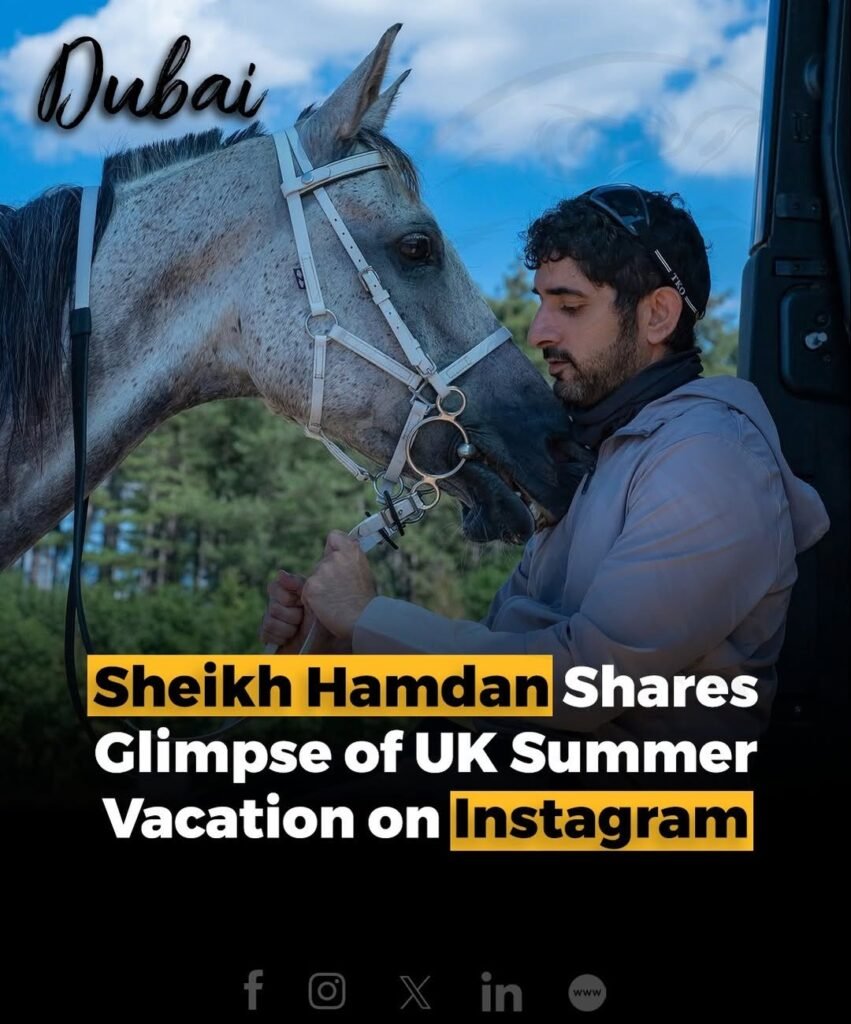 Sheikh Hamdan bin Mohammed bin Rashid Al Maktoum, Crown Prince of Dubai, gave his 17 million Instagram followe