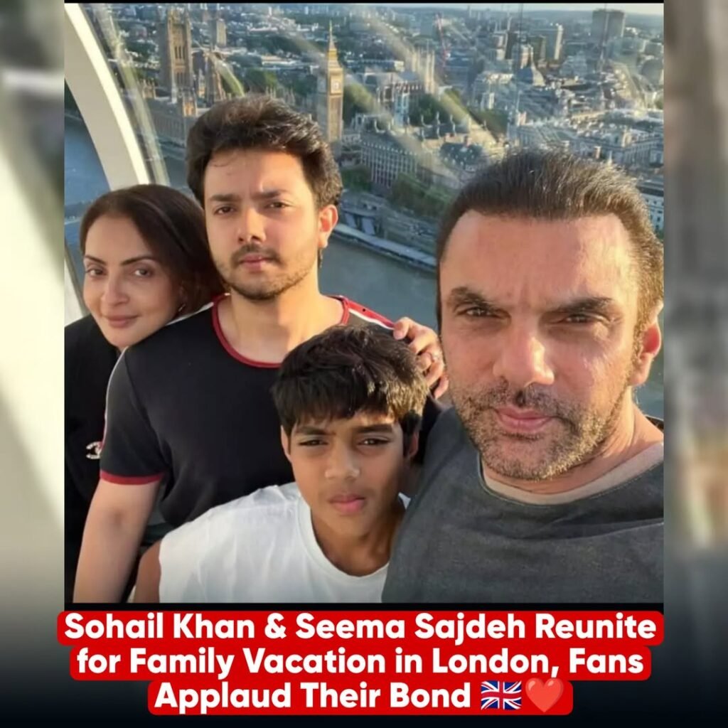 Sohail Khan’s London Diaries with Ex-Wife Seema & Kids Melt Hearts Online! 

Who says exes can’t be friends?