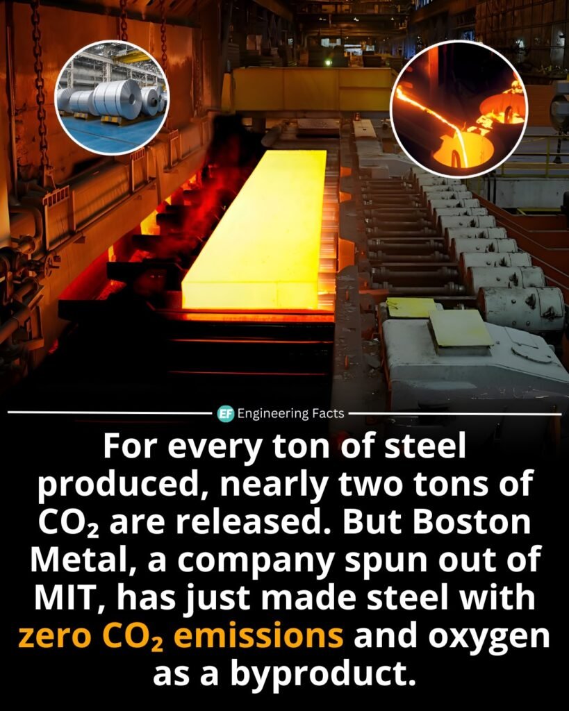 Steel production is one of the world’s dirtiest industrial processes—accounting for up to 9% of global CO₂ emi