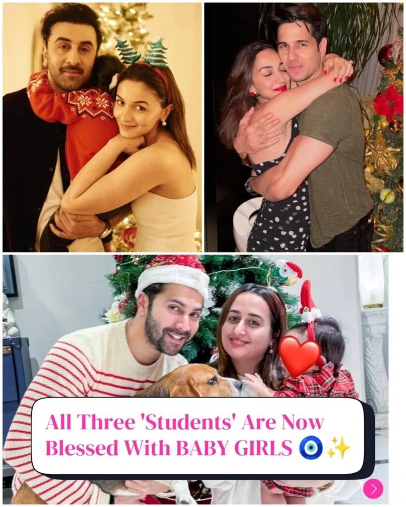 Student Of The Year to Parents Of The Year! 
What a full-circle moment! 

Our beloved SOTY trio — Sidharth Ma