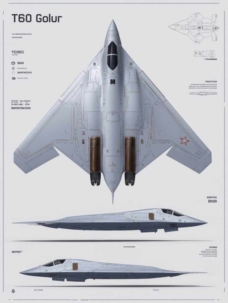 T60 Golub - Sixth-generation Russian conceptual fighter