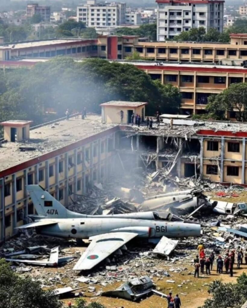 TRAGEDY IN DHAKA! SCHOOL TURNED INTO FIRE ZONE! 
#PrayForDhaka #MilestoneCrash #BangladeshAirForce #NationalM