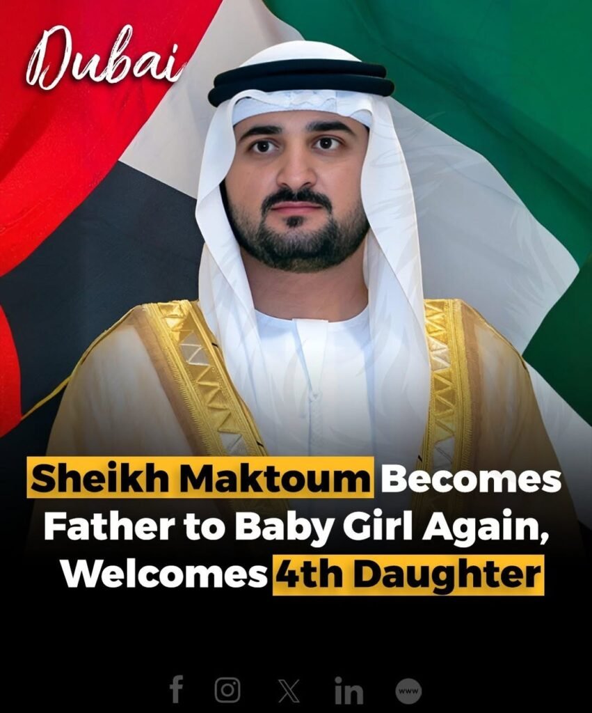 The Dubai royal family is celebrating another joyful addition in a year filled with blessings.

Sheikh Maktoum